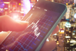 Making trading online on the smart phone. New ways to make economy and trading