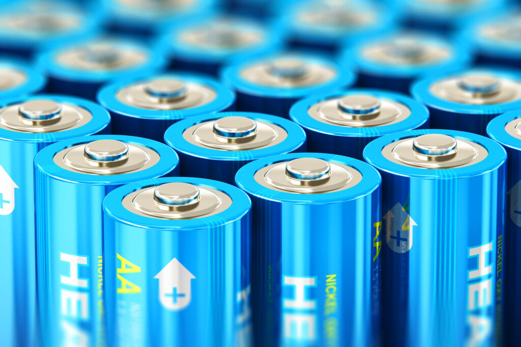 Image of lithium ion batteries.