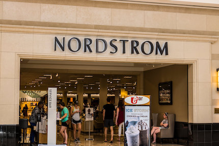 Entrance to Nordstrom Retail Mall Location