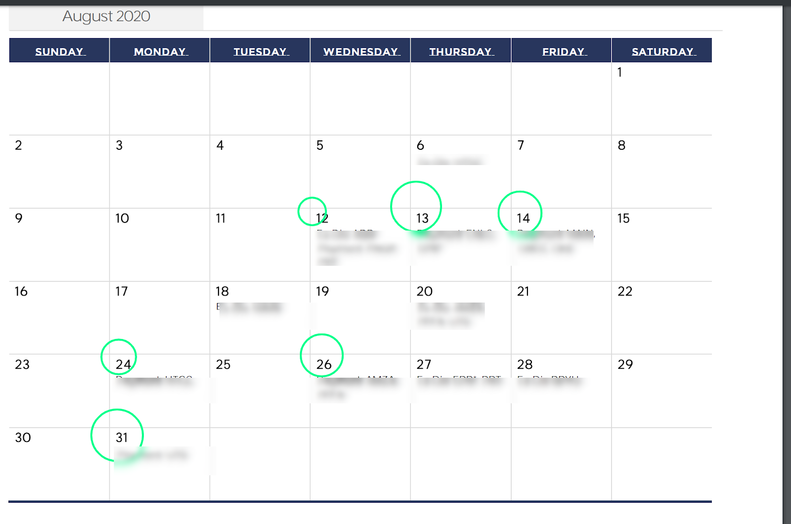 TDH Monthly Dividend Paycheck Calendar Investors Alley
