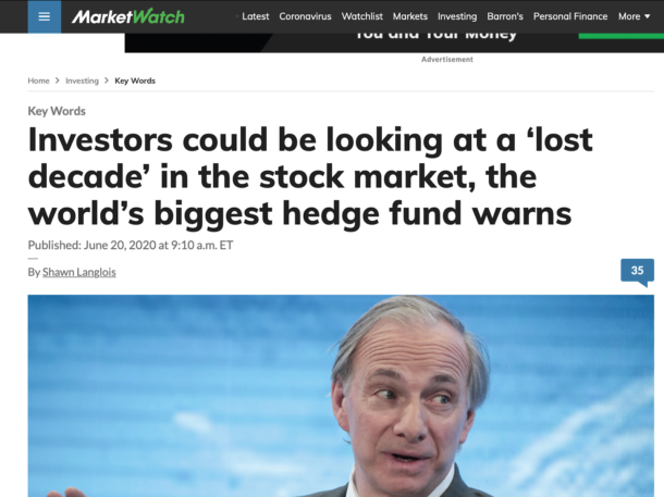 Investors lost decade image 