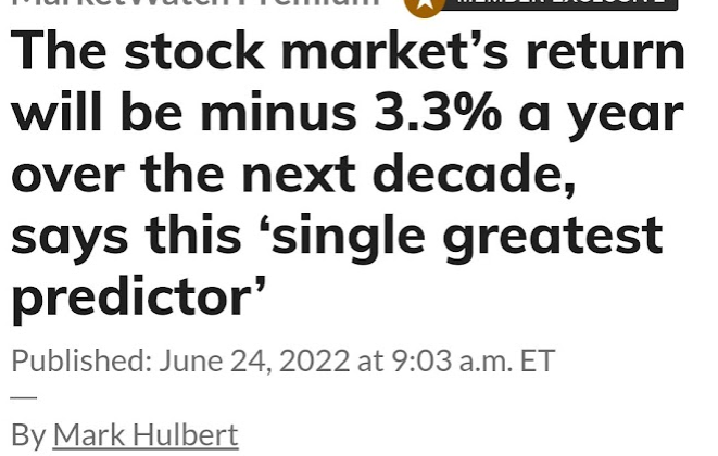 stock market returns headline image
