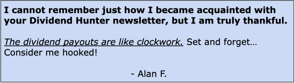 Review from Alan F.