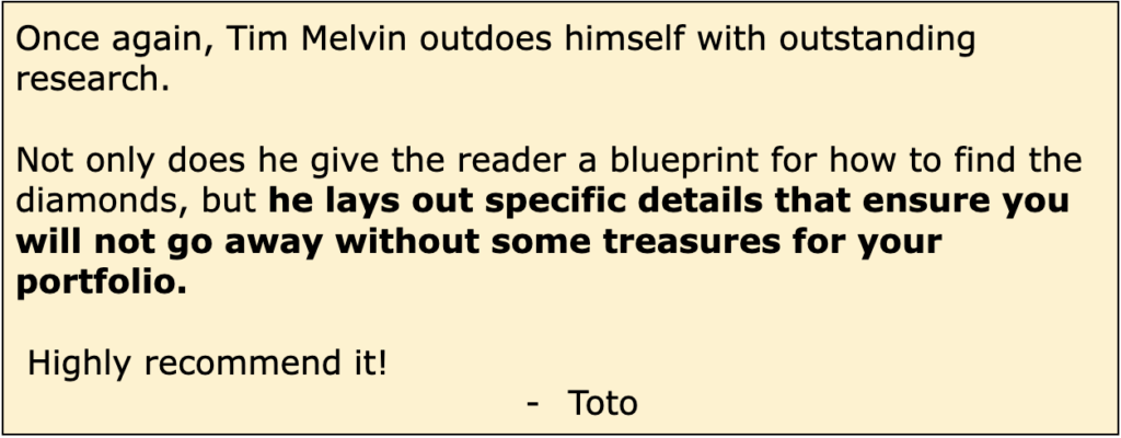 Review of Tim Melvin from Toto.