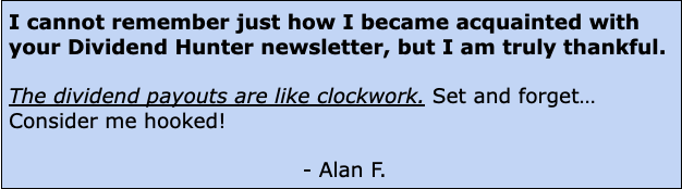 TDH Testimonial from Alan F.