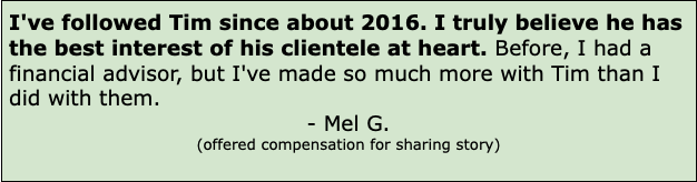 TDH Testimonial from Mel G.