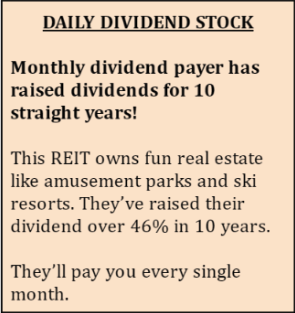 Daily Dividend tip.