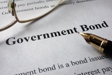 Image of government bond heading for a definition.