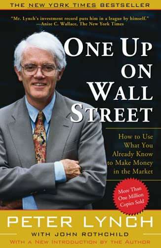 Cover of "One Up On Wall Street" by Peter Lynch.