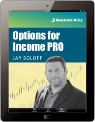 Options for Income PRO cover on an iPad.