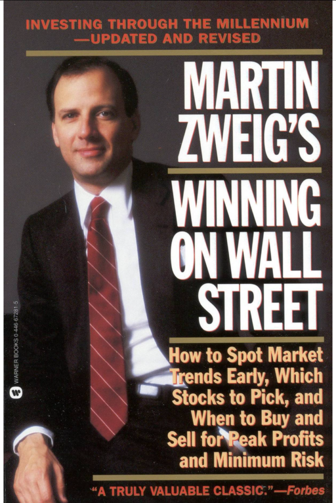 Cover of "Winning on Wall Street" by Martin Zweig.