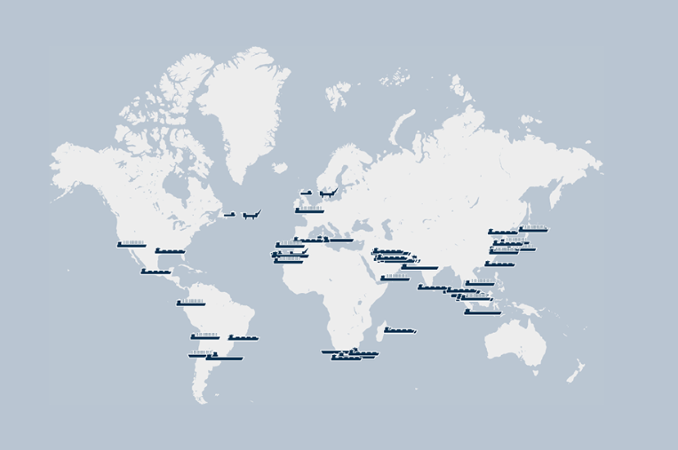 TDH DOD netflix world map