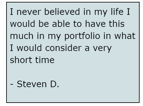 Review from Steven D.