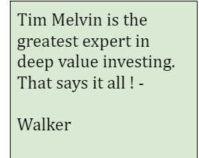 Testimonial about Tim Melvin.