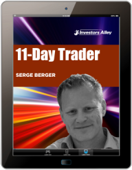 Serge's 11-Day Trader cover on an iPad.