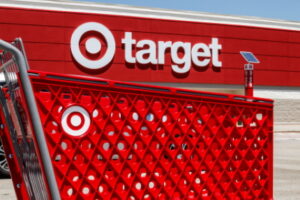 Lafayette - Circa July 2019: Target Retail Store Baskets. Target Sells Home Goods, Clothing and Electronics V